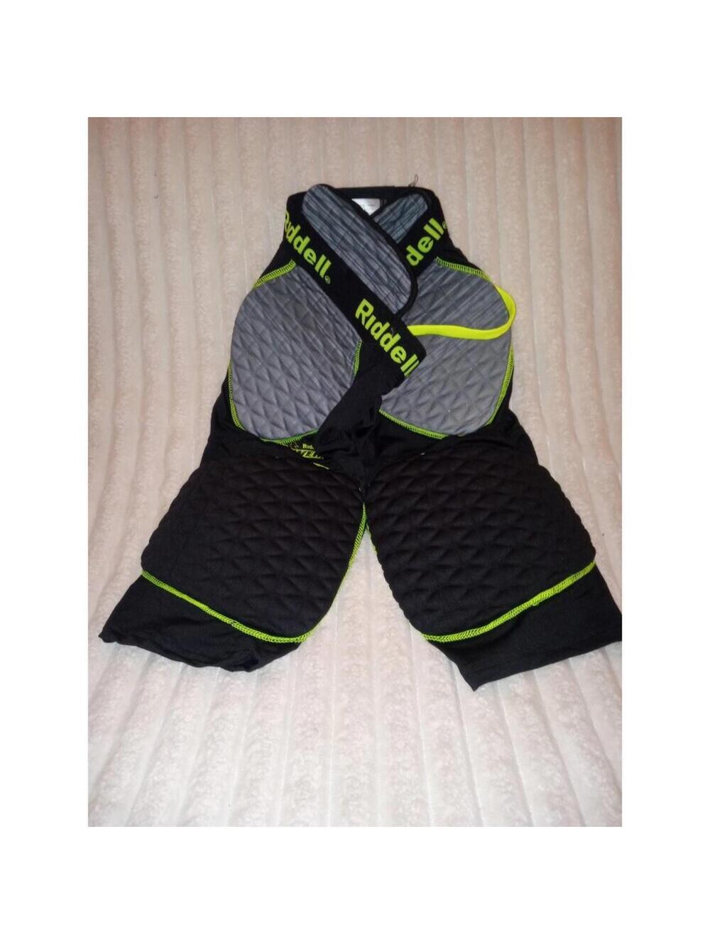 Riddell Power Amp Integrated Girdle Short, Black , Adult Mens Size Small
